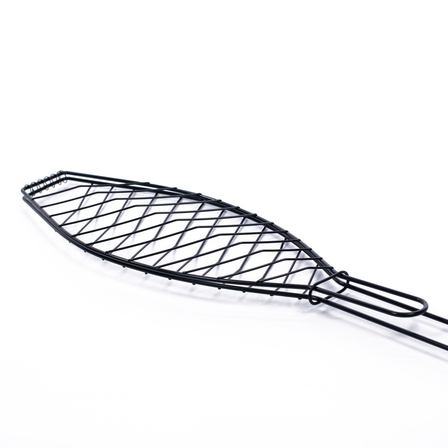 BBQGuys Signature BBQ-FB Non-Stick Fish Grill Basket - Closed thumbnail