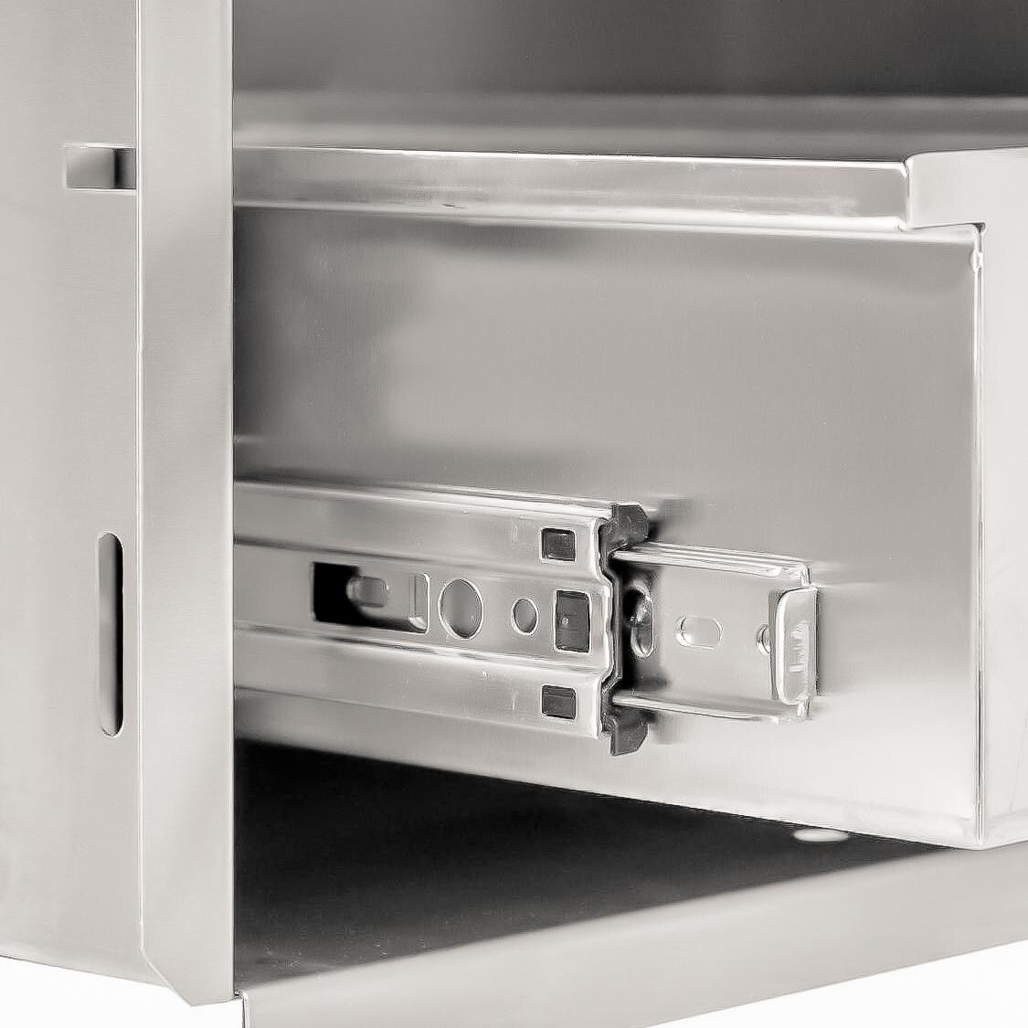 BBQGuys.com Kingston Panel Series Enclosed Cabinet - Commercial Grade Drawer Glides thumbnail