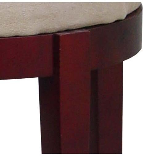 Elite Home Fashions 4007 Swivel Chair Wood Detail