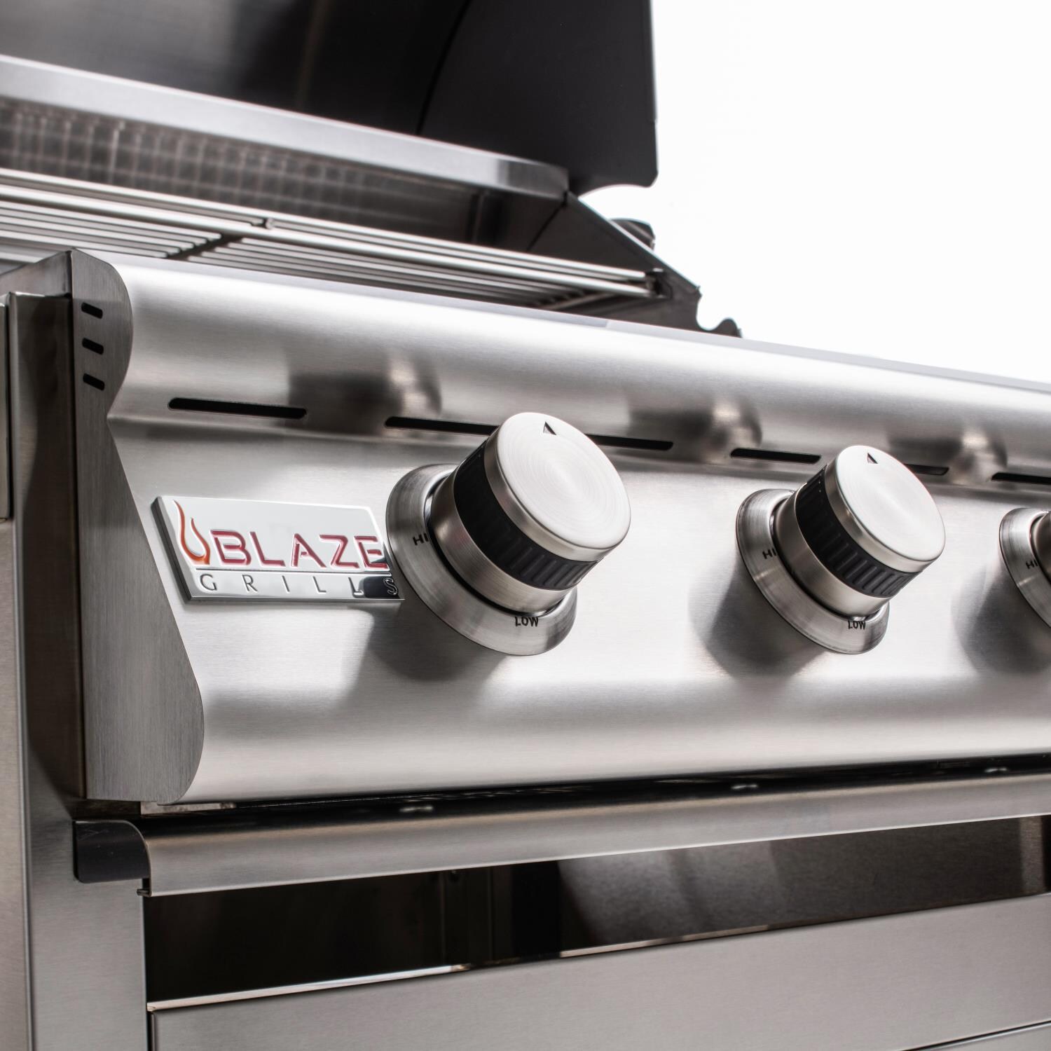 Blaze - BLZ-3LBM-NG Prelude LBM 25-Inch 3-Burner Natural Gas Grill - Front Control Panel thumbnail