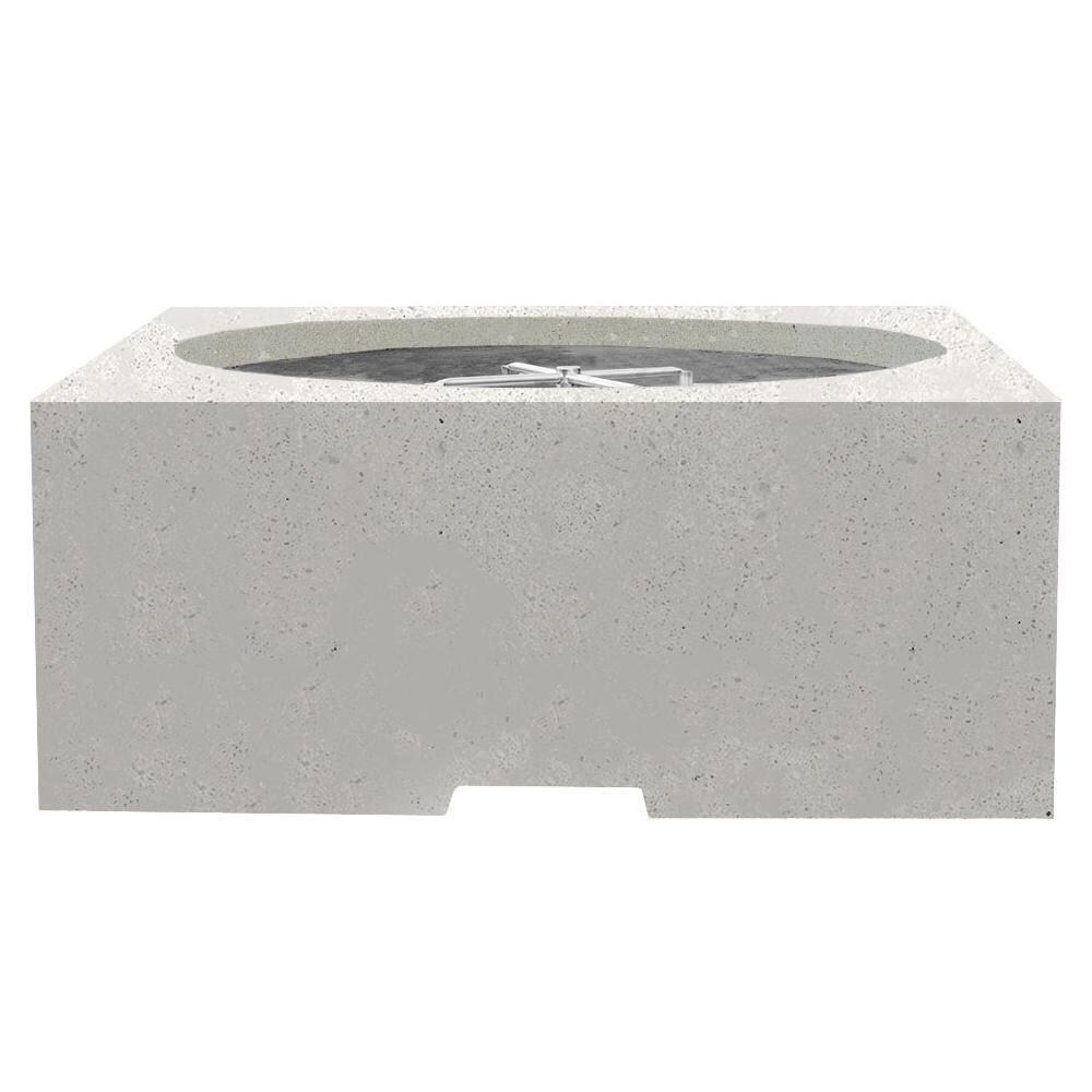 Prism Hardscapes SCPH-705-5LP Piazza 39-in Propane Gas Square Fire Pit Table - Ultra White thumbnail