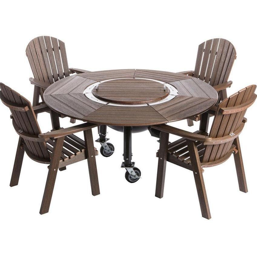 Gather Grills T1000-Standard-Black Tailgater 28-Inch Wood Fired Grill W/ Standard Package - Grill Covered thumbnail