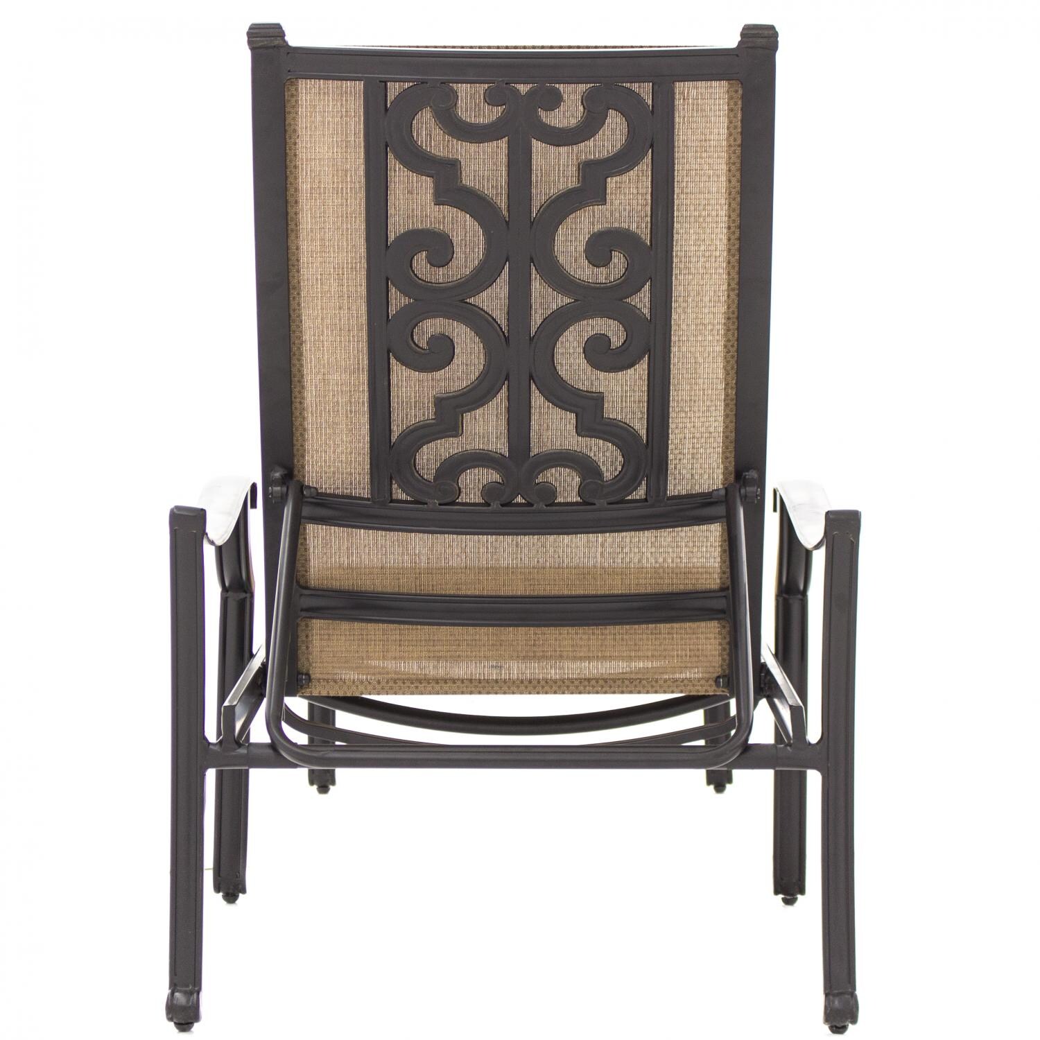Bocage Sling Patio Chaise Lounge By Lakeview Outdoor Designs - Backview thumbnail