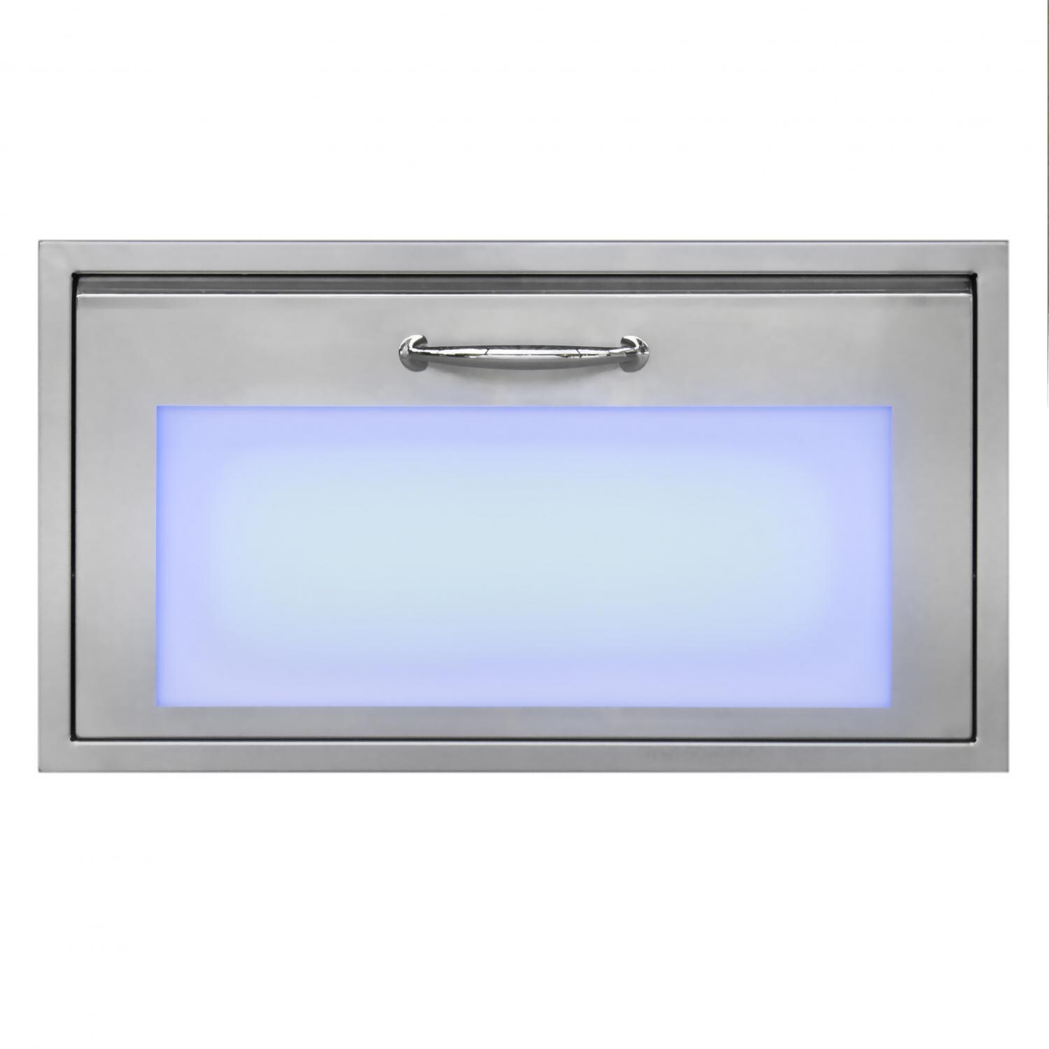 Luxor Illuminated LED 28-Inch Extra Large Single Access Drawer - Front View thumbnail