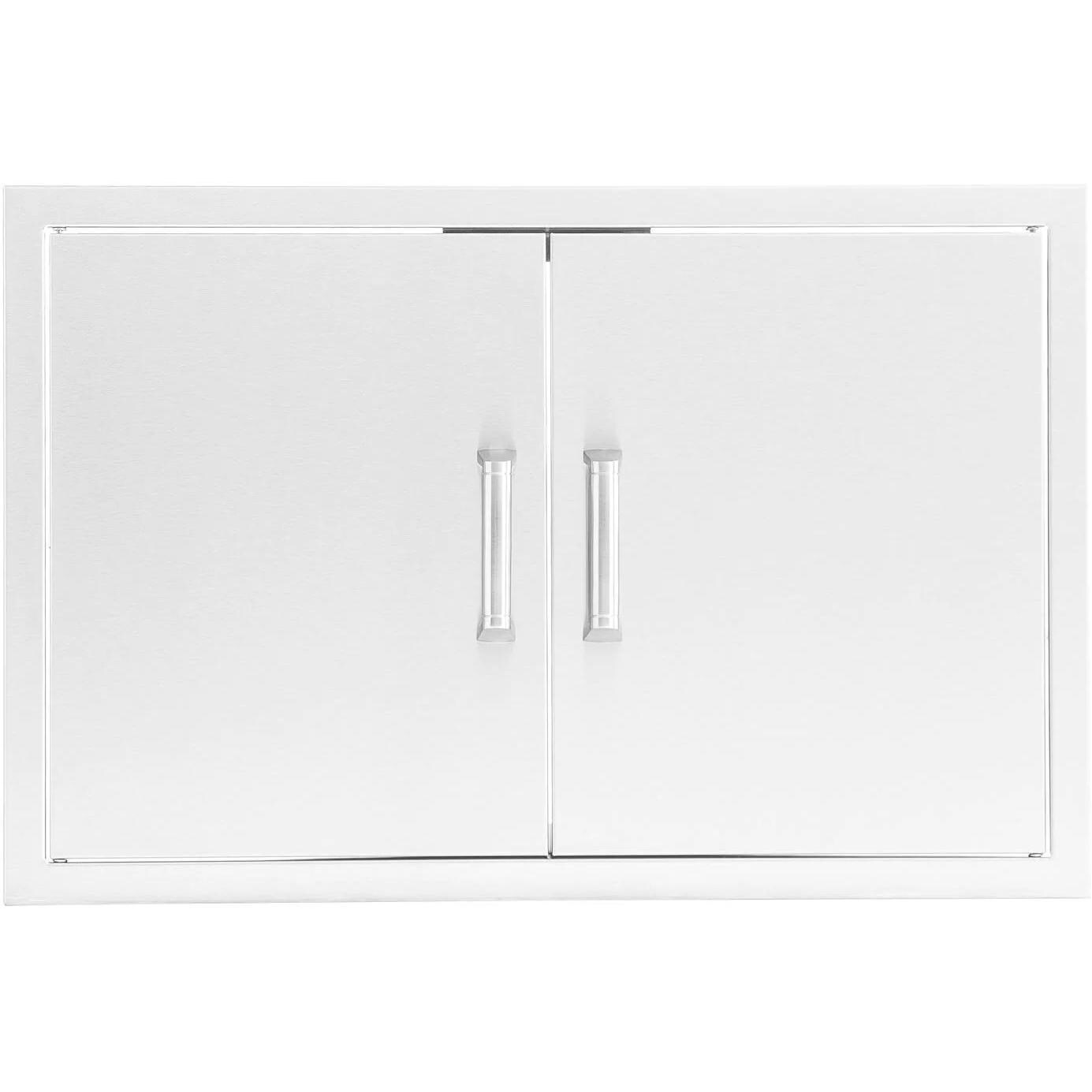 BBQGuys Signature 32-Inch Stainless Steel Double Access Door - Contempo