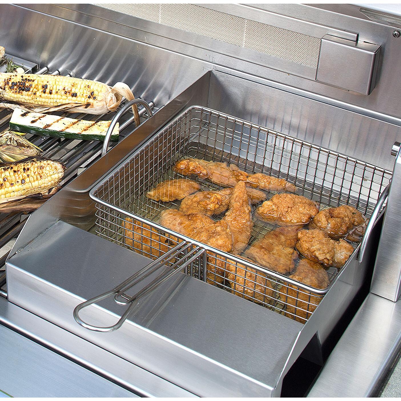 Alfresco Steamer & Fryer Gas Grill Accessory - As Fryer thumbnail