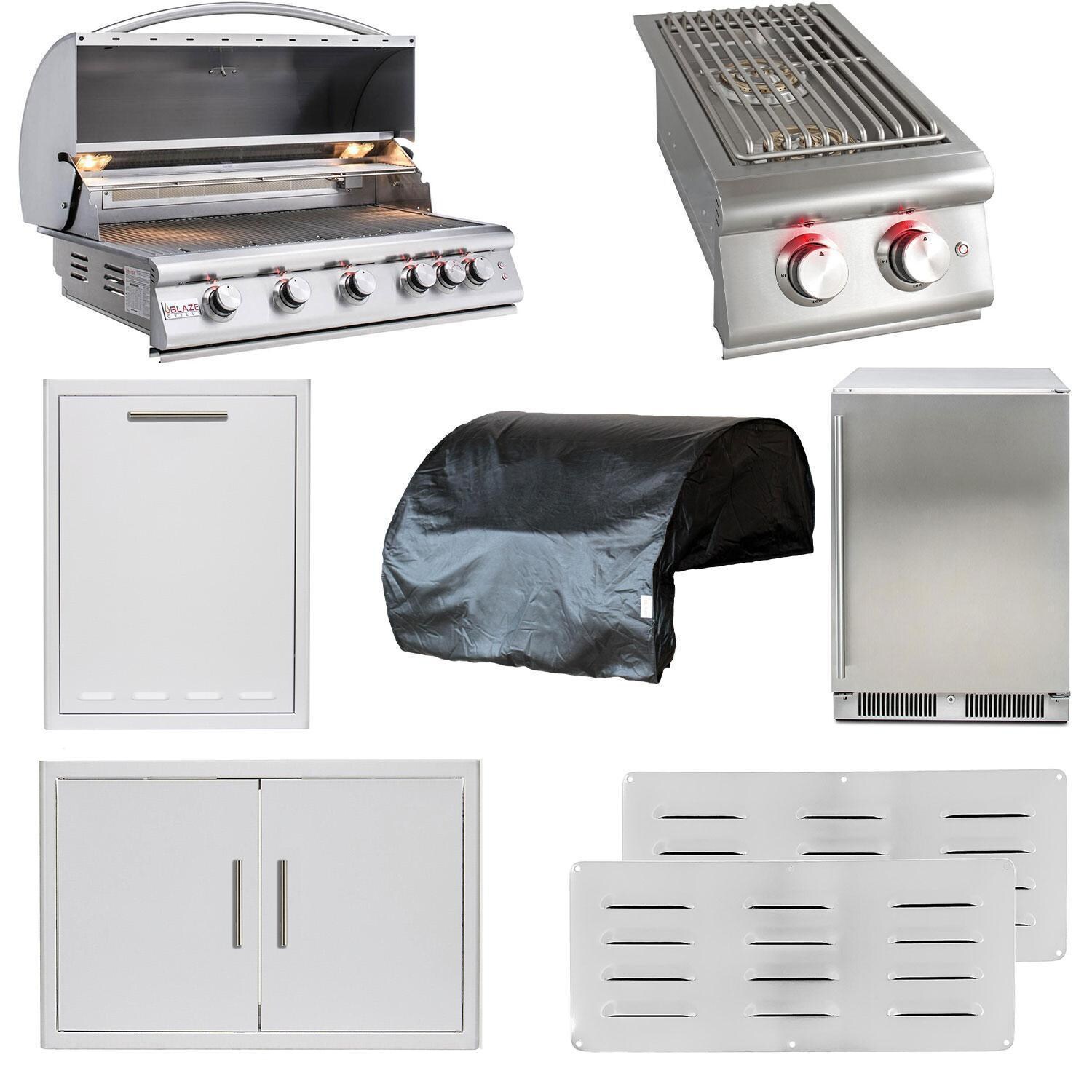 Blaze BLZ-5LTE2-NG-8PC-SC Premium LTE 8-Piece 40-Inch Natural Gas Outdoor Kitchen Package thumbnail