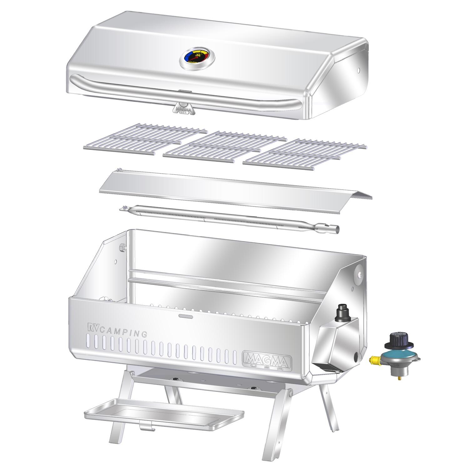 Magma Grills C10-603T Baja Gas Grill - Exploded Parts View thumbnail