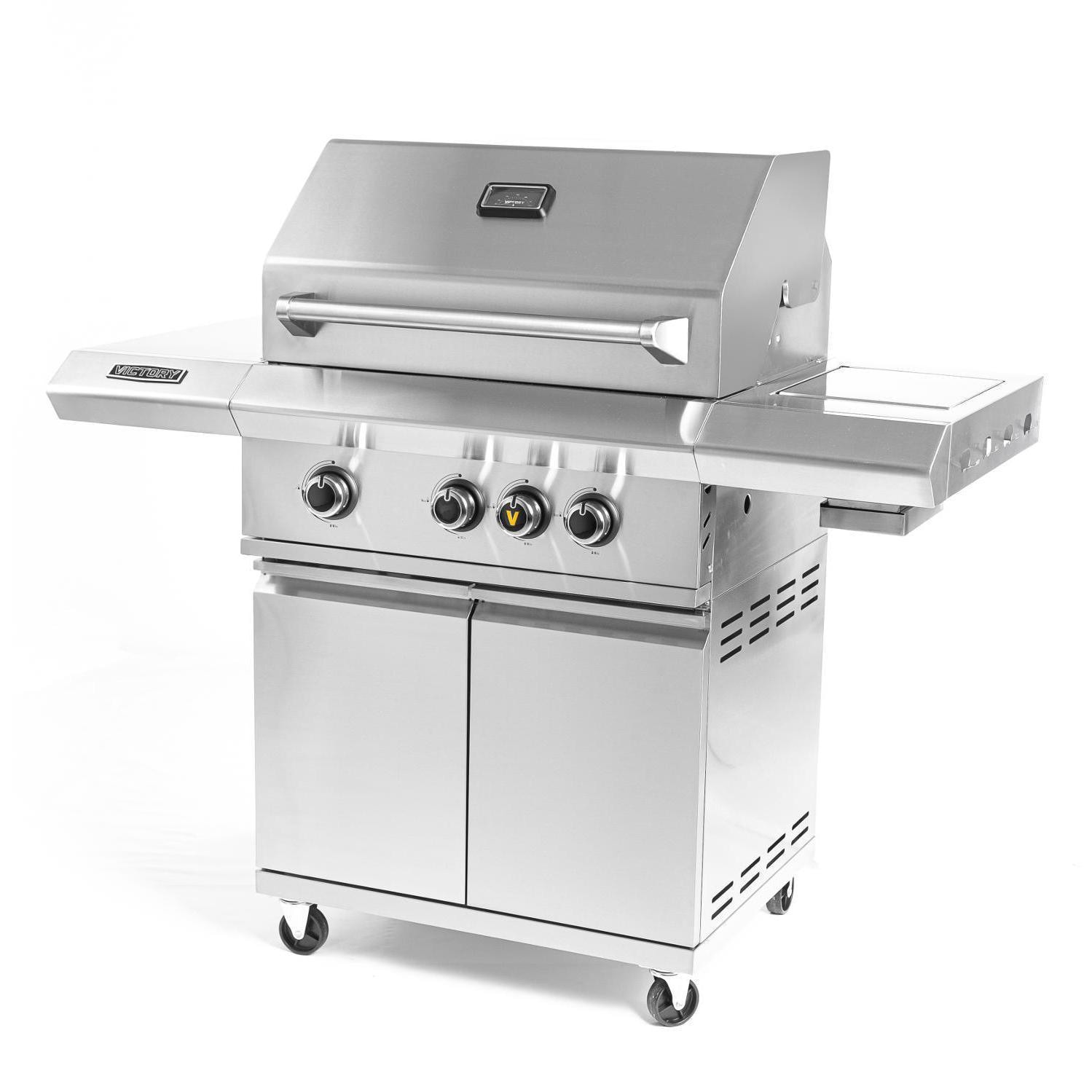 Victory 3Burner Propane Grill w/ Infrared Side Burner BBQGuys