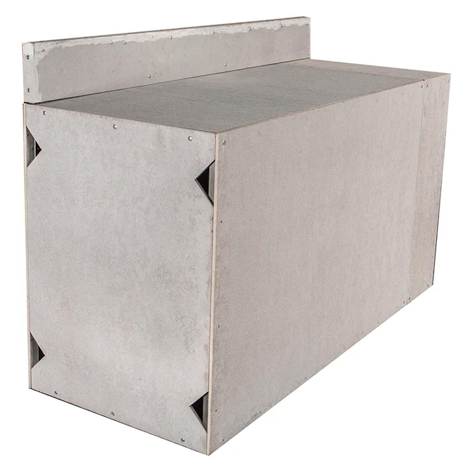 Universal 72 Inch Outdoor Kitchen Appliance Cabinet - ADA And Universal 72 Inch Ready To Finish Backsplash