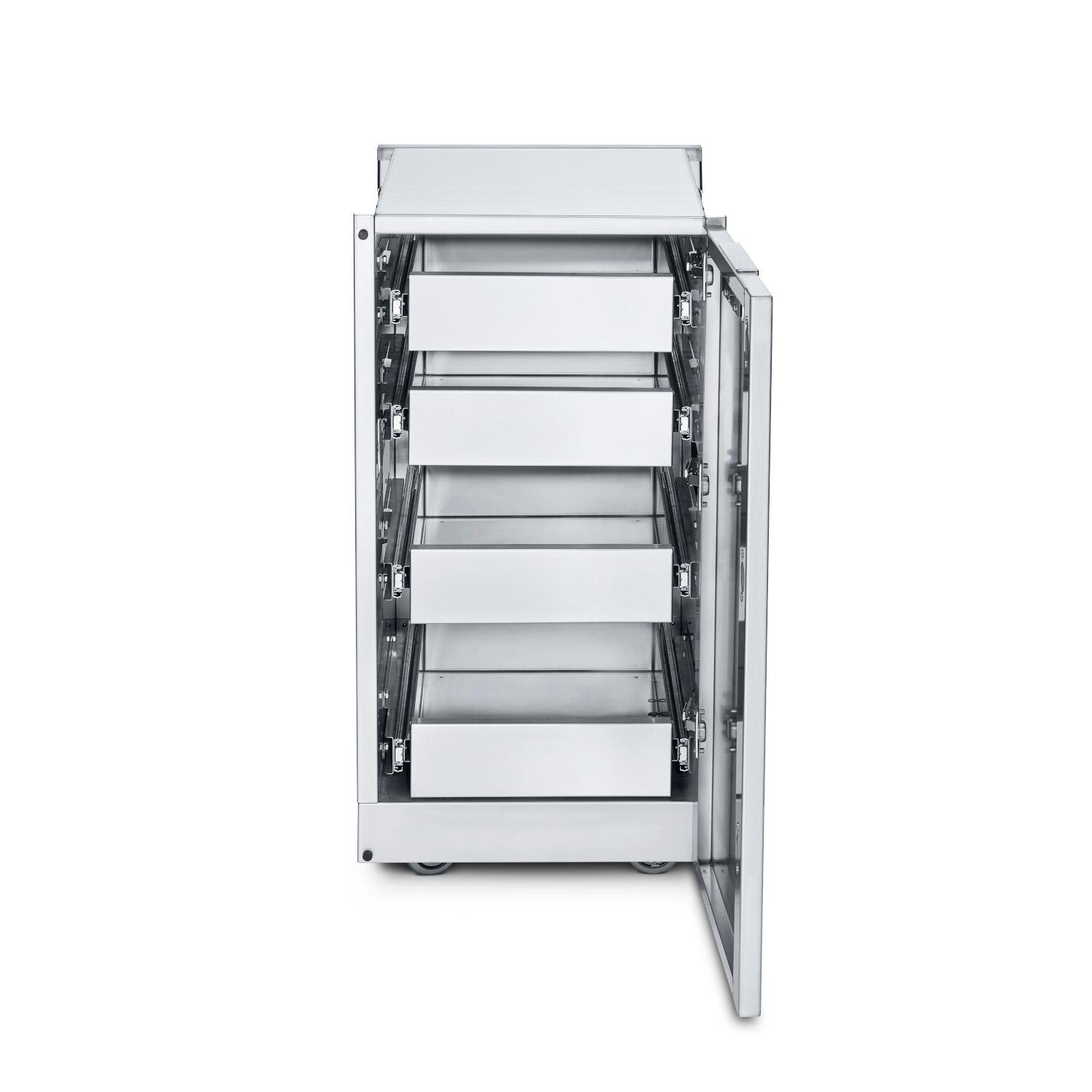 Crown Verity ICM-4D Infinite Series 18-Inch Stainless Steel Cabinet Module with Four Drawers thumbnail
