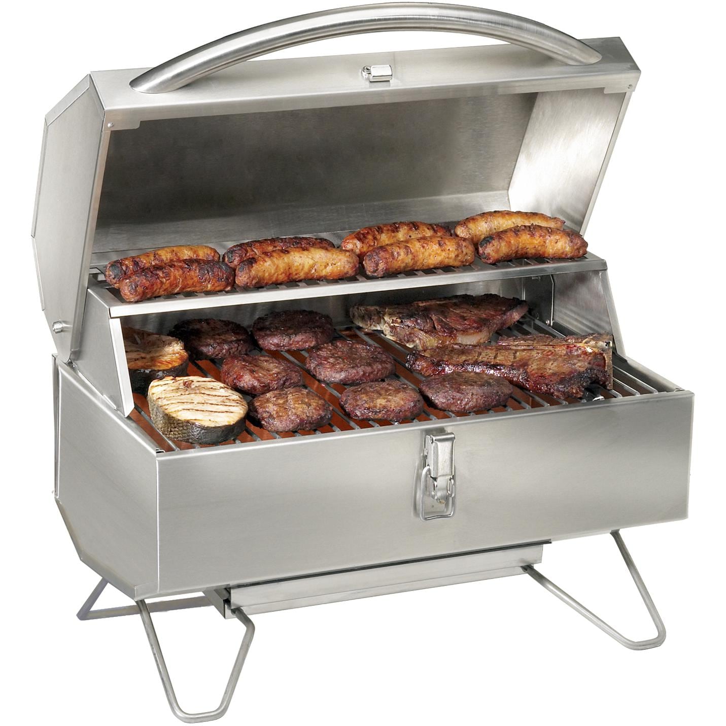 Napoleon FreeStyle Portable Propane Gas Grill With Infrared Bottom Burner - Grilling Brats and Kebabs thumbnail