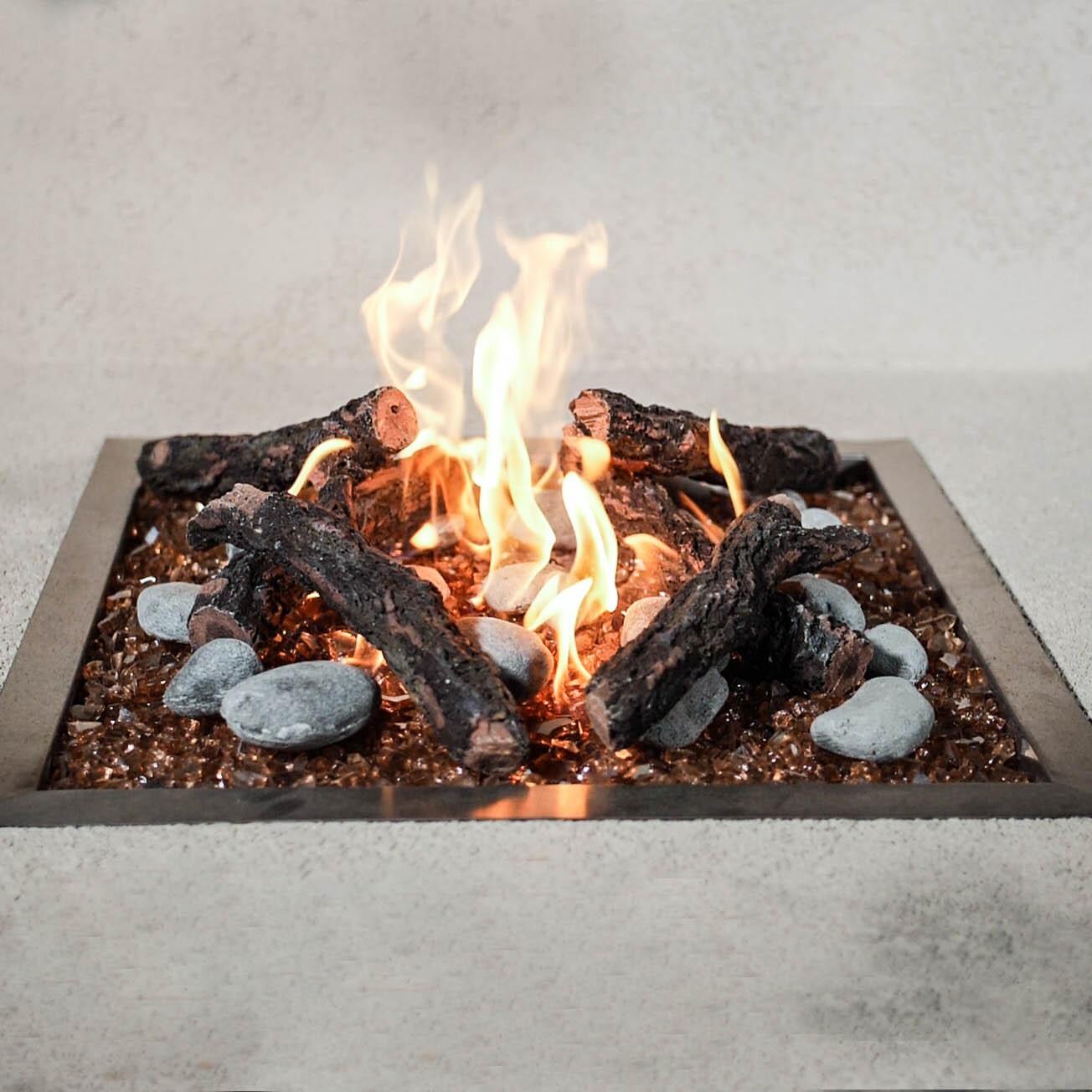 Enhance A Fire - BRKCT-BF - Battlefield Burncrete Twigs - With Mixed Media Lit thumbnail