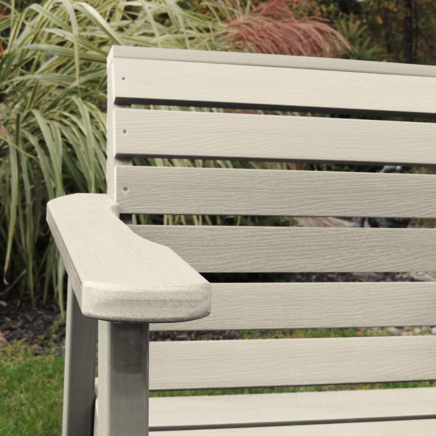 Lakeview Elm Pointe Garden Chair - Whitewash - Arm thumbnail