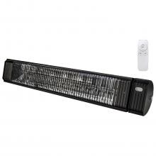 Aura Carbon Series Electric 38 3/5-Inch Patio Heater - 3000 Watts - 208V/240V - Black - W/ Remote - CF30240B image