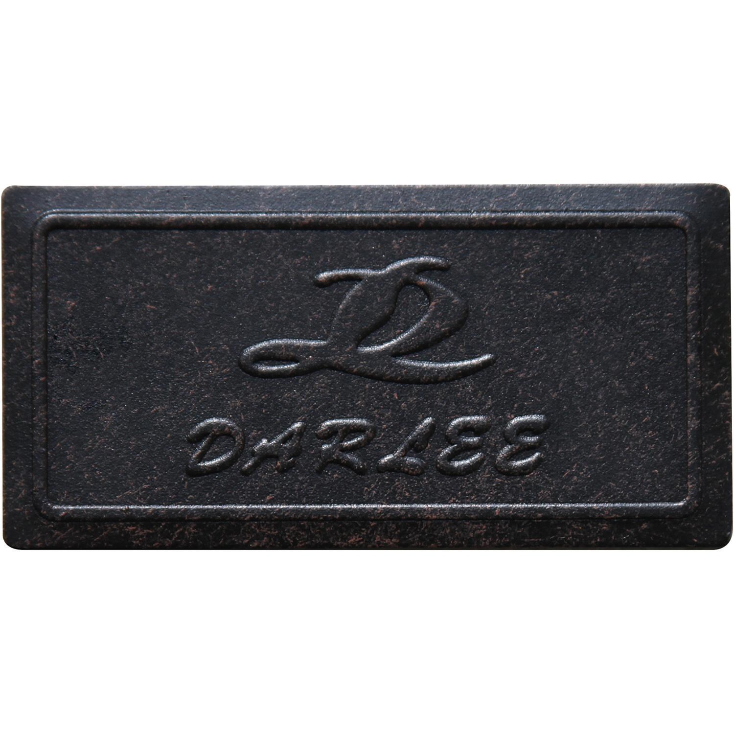 Darlee Nassau 9-Piece Patio Dining Set (with Swivel Rockers) with Sesame Cushions and 64 Inch Square Dining Table - Antique Bronze - Detail thumbnail