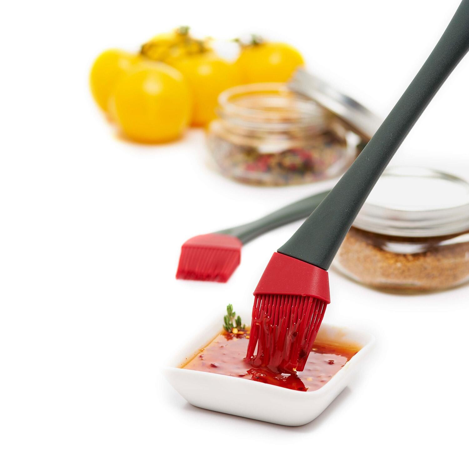 GrillPro Silicone Basting Brush Set - 2 Pc - 41090 - In Sauce - White Background thumbnail