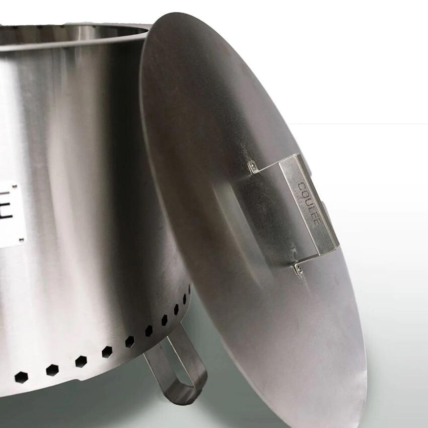 Coulee SSL-0021 Colorado XL Stainless Lid - Stainless Lid Next To Fire Pit (Fire Pit Sold Separately) thumbnail
