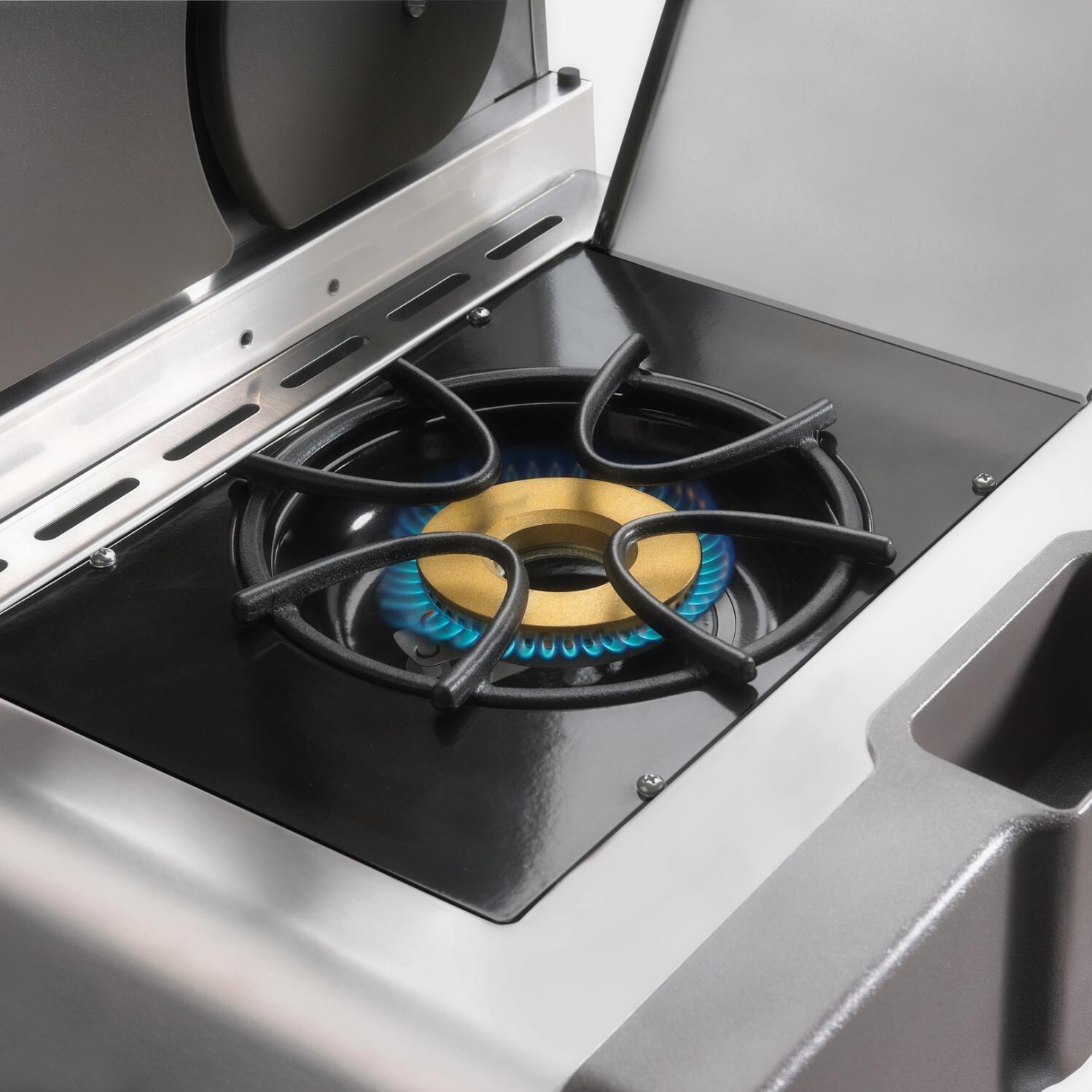 Napoleon LEX 730 Natural Gas Grill On Cart - Range Side Burner thumbnail