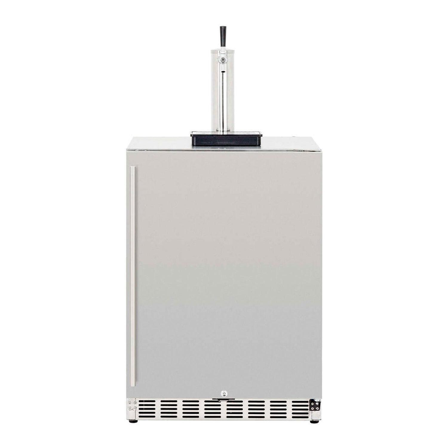 Summerset 6.6c Deluxe Outdoor Rated Single Tap Kegerator - RFR-24DK1