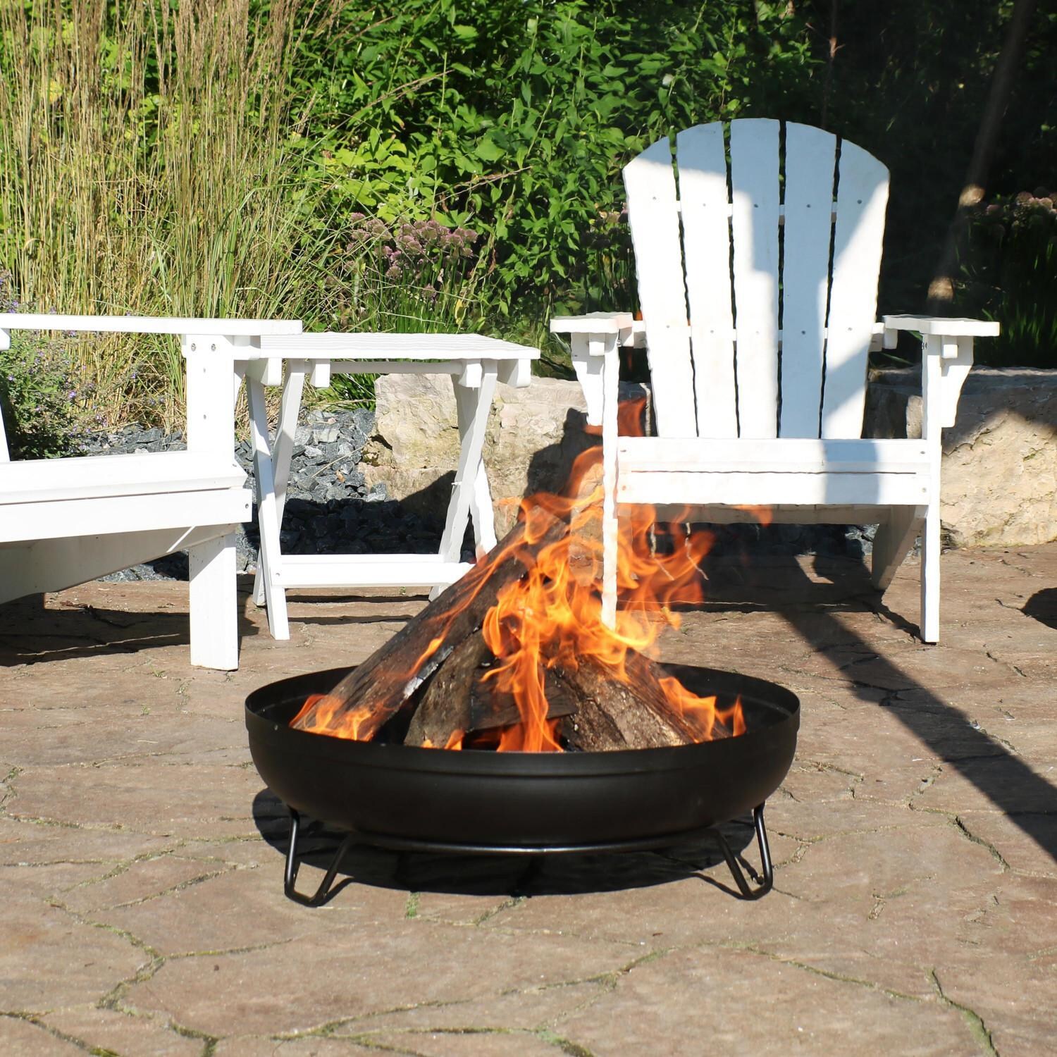 Ultimate Patio 24-Inch Steel Wood Burning Fire Pit thumbnail
