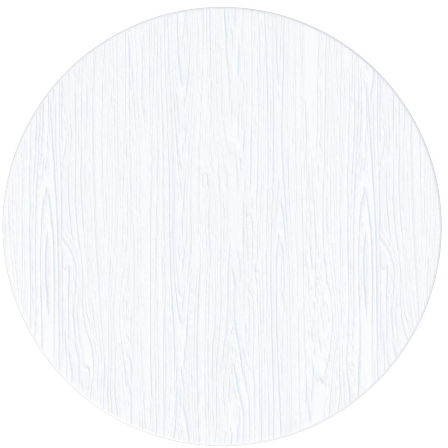 Azzurro Living Luna 41 Inch Propane Fire Table W/ Tank Cover in White - Tank Cover Top - White Background thumbnail