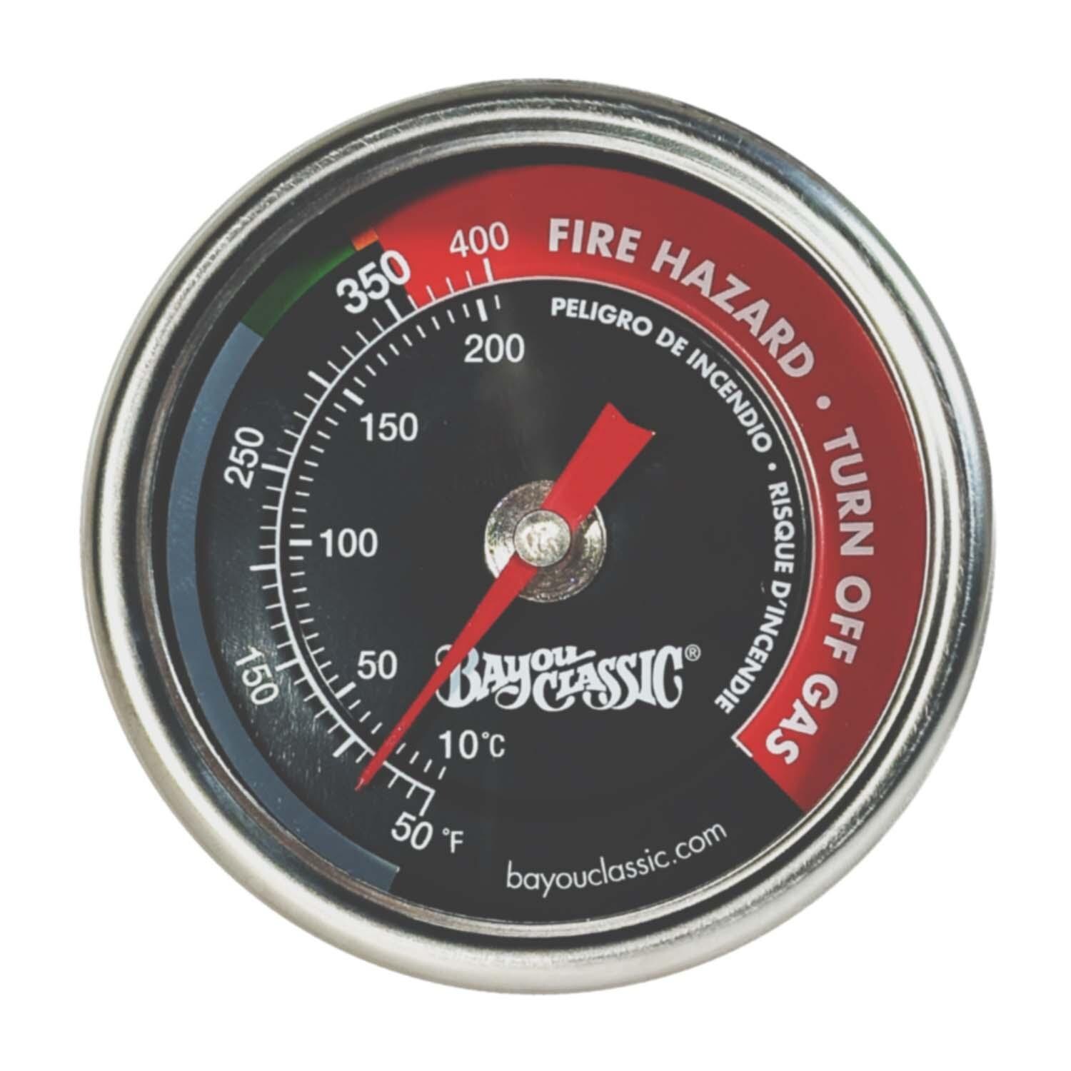 Bayou Classic 5070 Thermometers 3 Inch Bayou Fryer Thermometer - White Background thumbnail