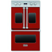 Viking Professional 7 Series 30-Inch Built-In French Door Convection Double Electric Oven - Apple Red - VDOF730AR image