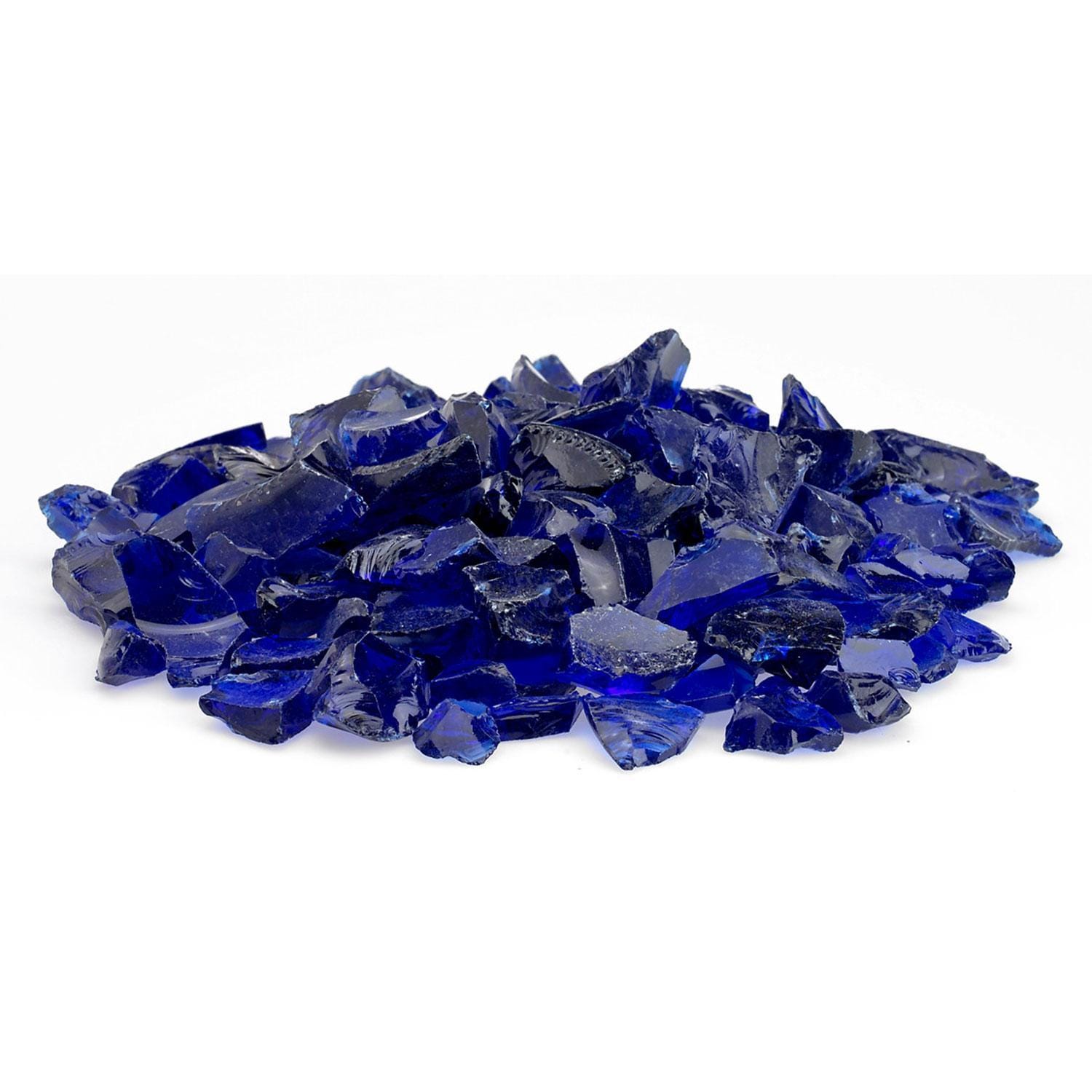 Warming Trends 3/4-in Dark Blue Recycled Fire Glass-10 Lbs