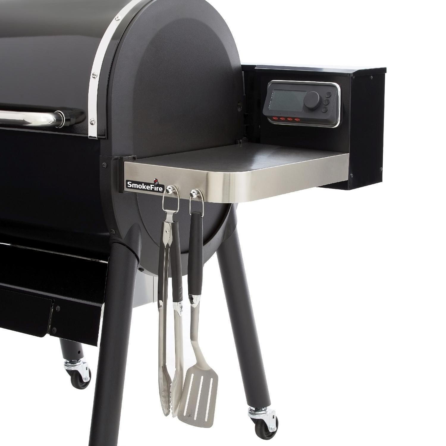 Weber 22510201 SmokeFire EX4 Gen 2 24-Inch Wi-Fi Enabled Wood Fired Pellet Grill - Tool Hooks - Detail thumbnail