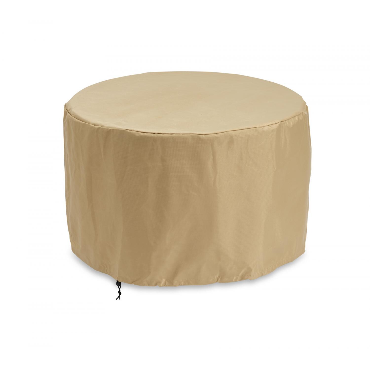 The Outdoor GreatRoom Company 50-Inch Round Polyester Ripstop Fire Pit Table Cover - Tan - CVR50