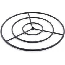Lakeview Outdoor Designs 36-Inch Three-Spoke Round Natural Gas Triple-Ring Burner - Black Steel image