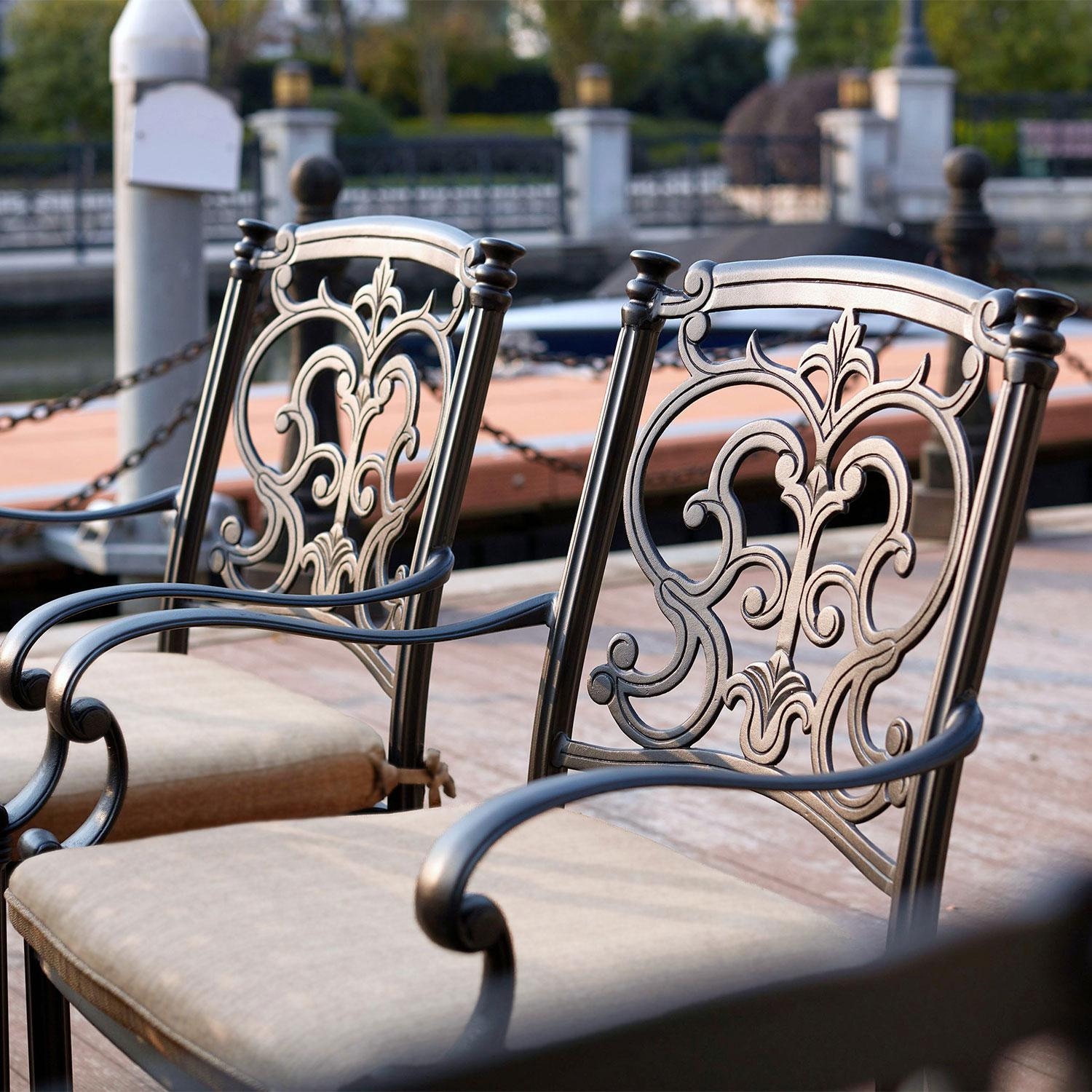 Darlee Santa Barbara Dining Arm Chair - Seat - Detail thumbnail