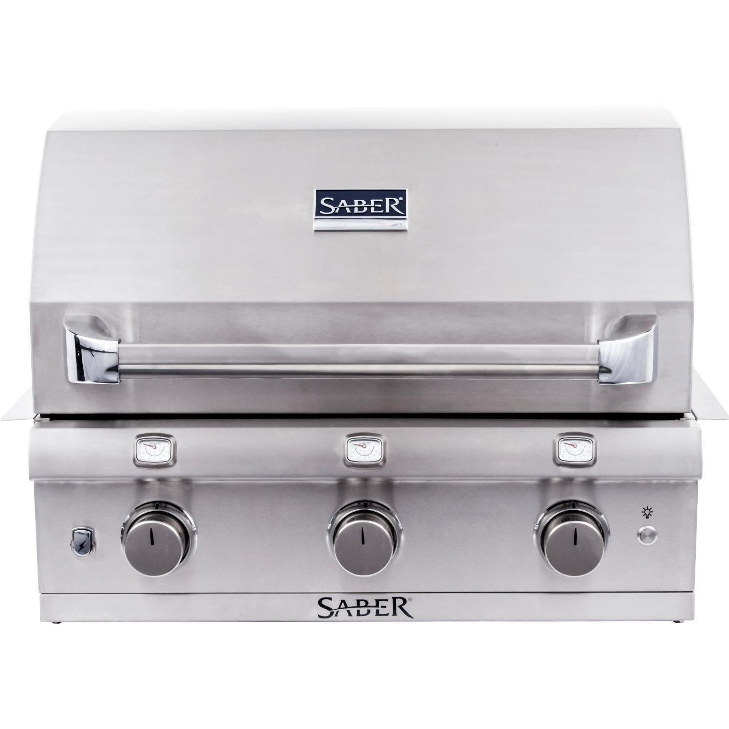 Saber Premium R50SB0417 500 32-Inch 3-Burner Built-In Infrared Natural Gas Grill thumbnail