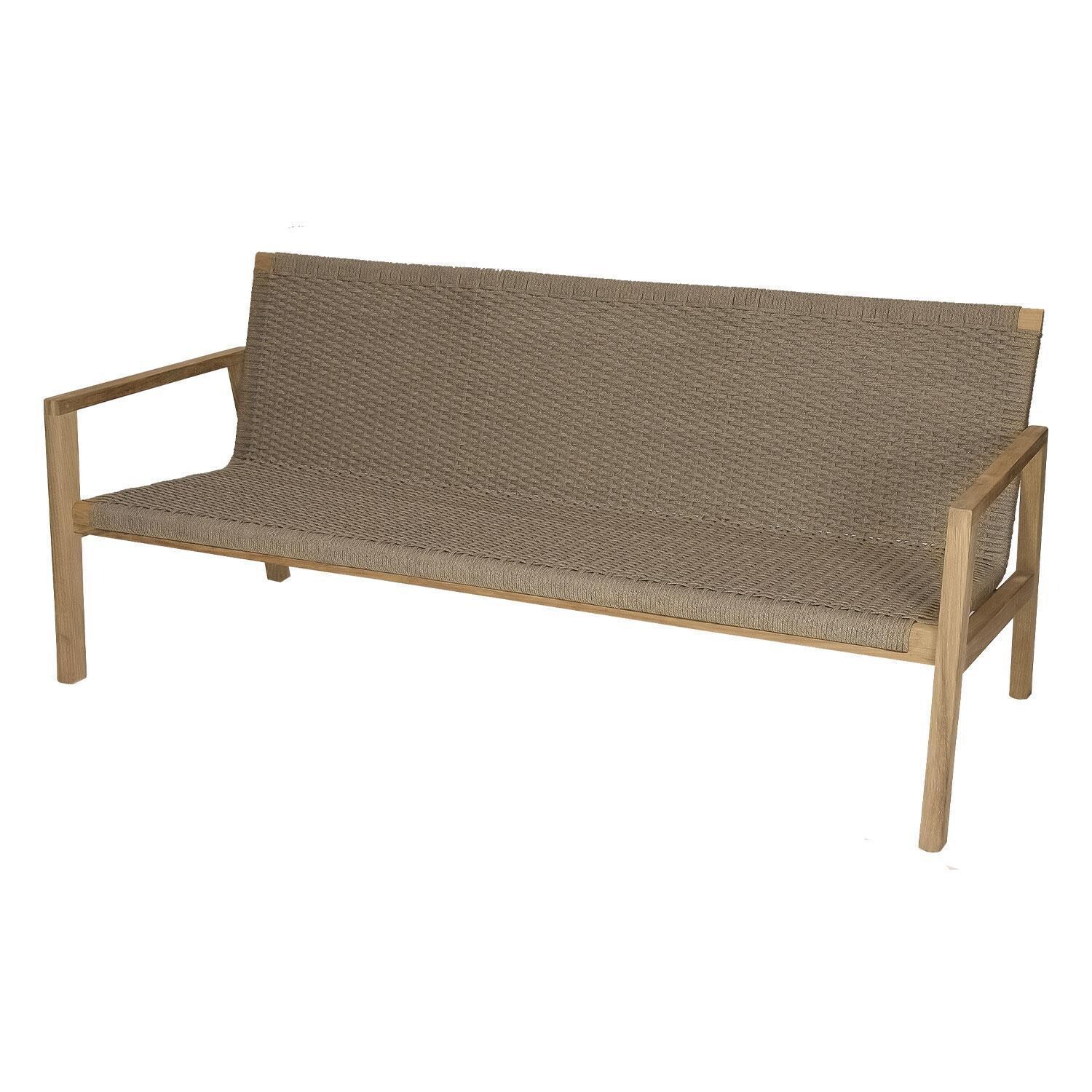 Admiral 7 Pc Sofa Seating Set in Brown Sand by Royal Teak Collection - Sofa - Display - White Background thumbnail