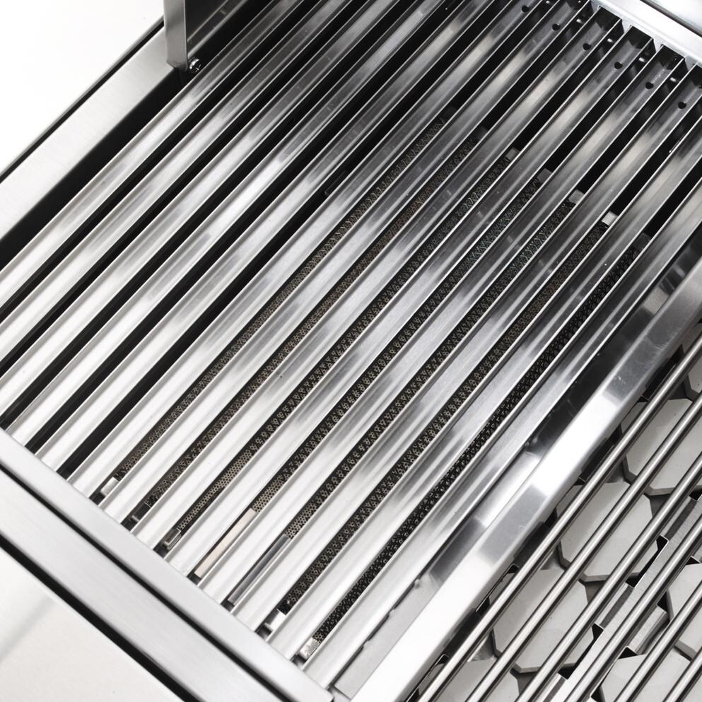 Vintage Gold 42 Inch Gas Grill On Cart - Sear Zone Cooking Grate thumbnail