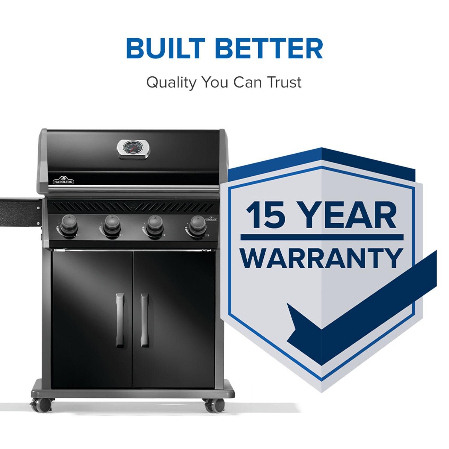 Napoleon R525PK-2-SS Rogue 525 Propane Gas Grill - Black - Warranty - Detail thumbnail