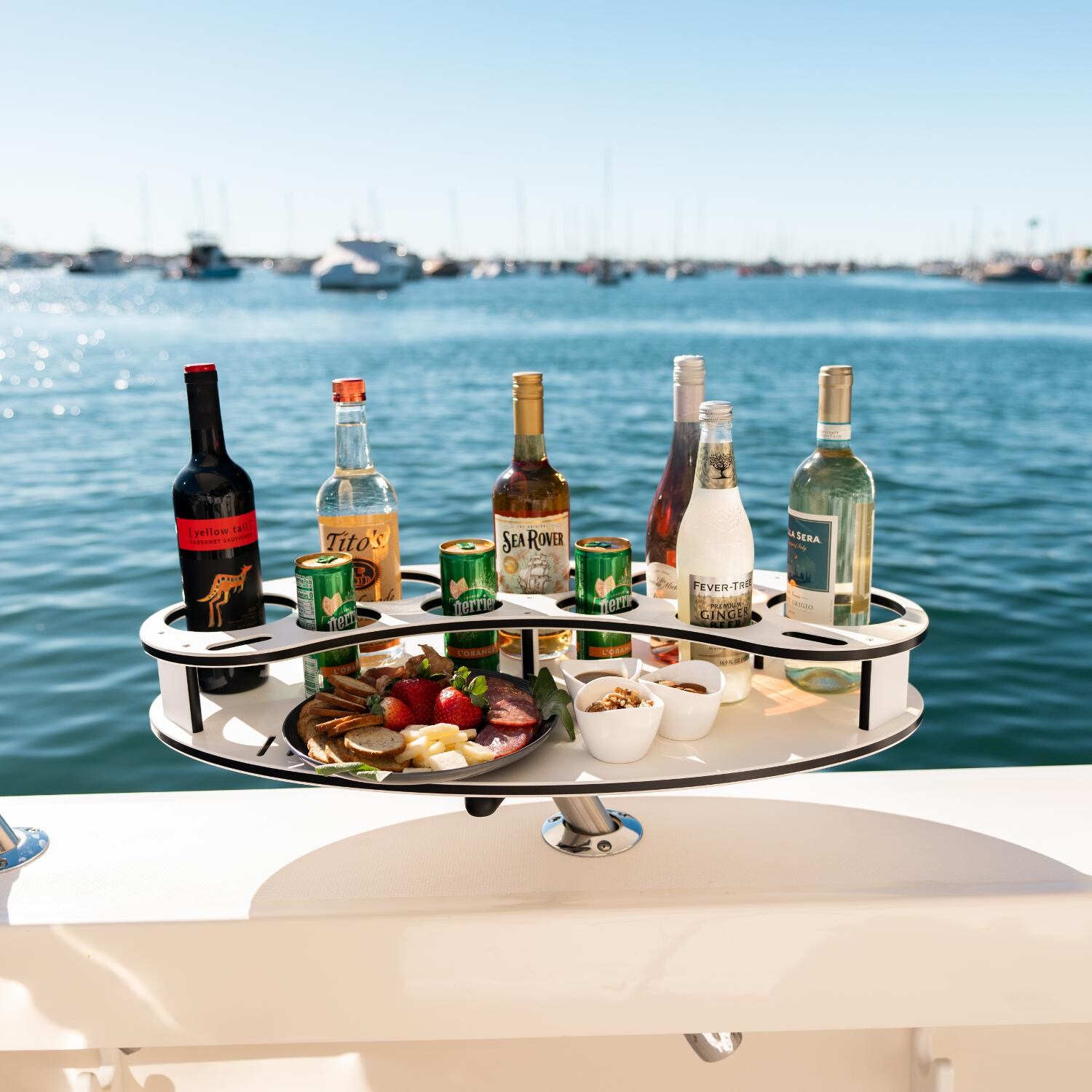 Magma T10-533 Elliptical Party Table - Holding Food & Drinks (Mount Not Included) thumbnail