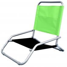 Astella Classic Folding Steel Beach Chair - Lime Green & Black