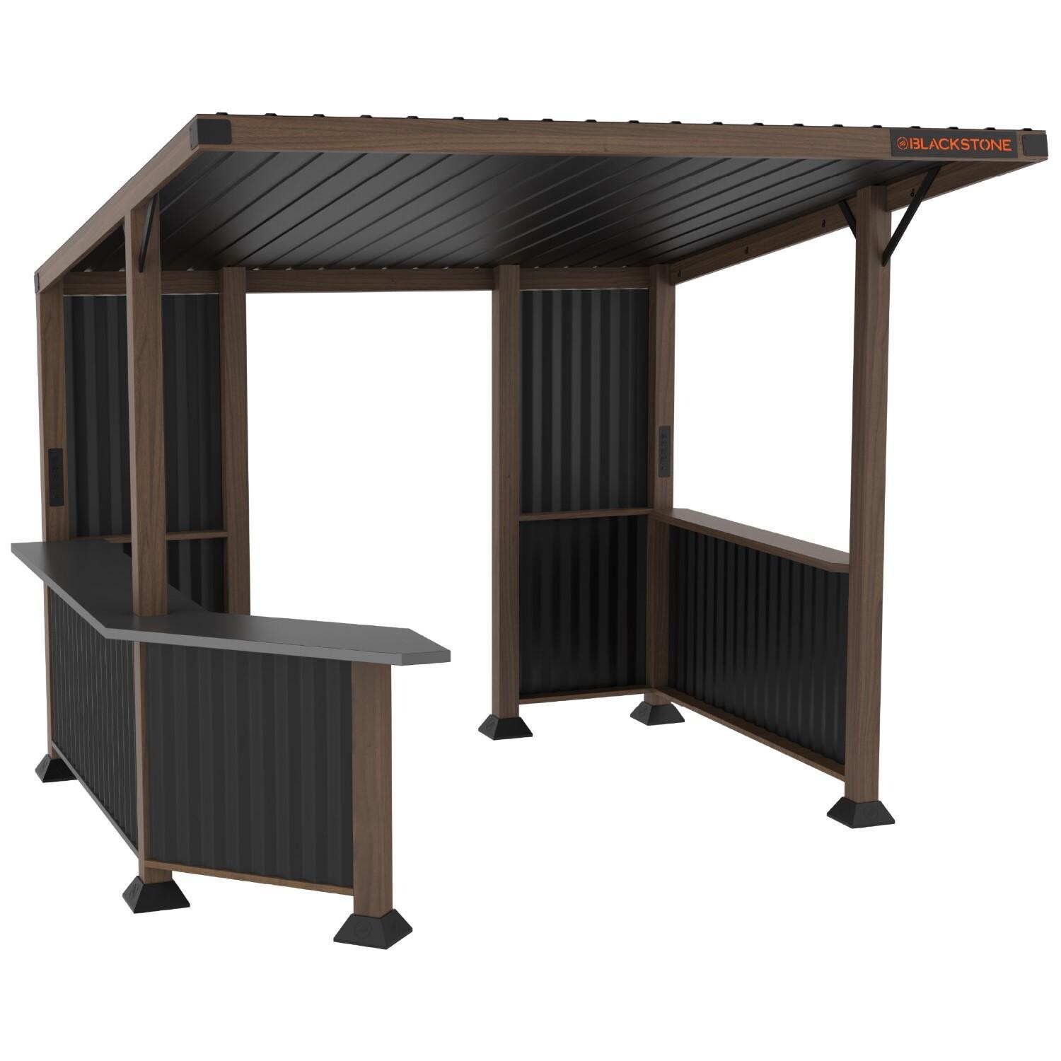 Blackstone 10 x 10-Foot Bar and Griddle/Grill Pavilion - White Background thumbnail