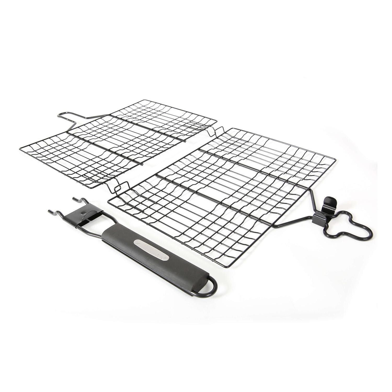 GrillPro Non-Stick Hamburger Broiler w/ Detachable Handle - 24939 - Opened - White Background thumbnail