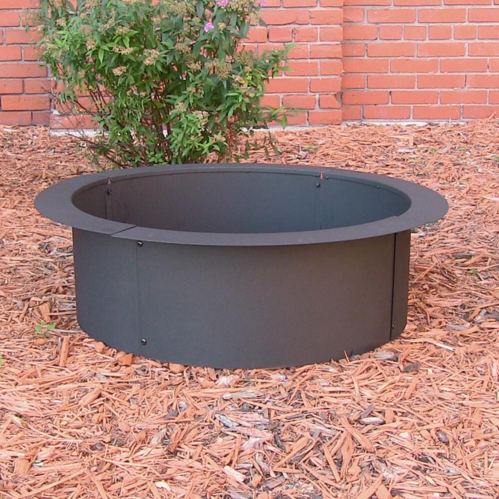 Ultimate Patio 27-Inch Round Steel DIY Fire Pit Liner - Above Ground thumbnail
