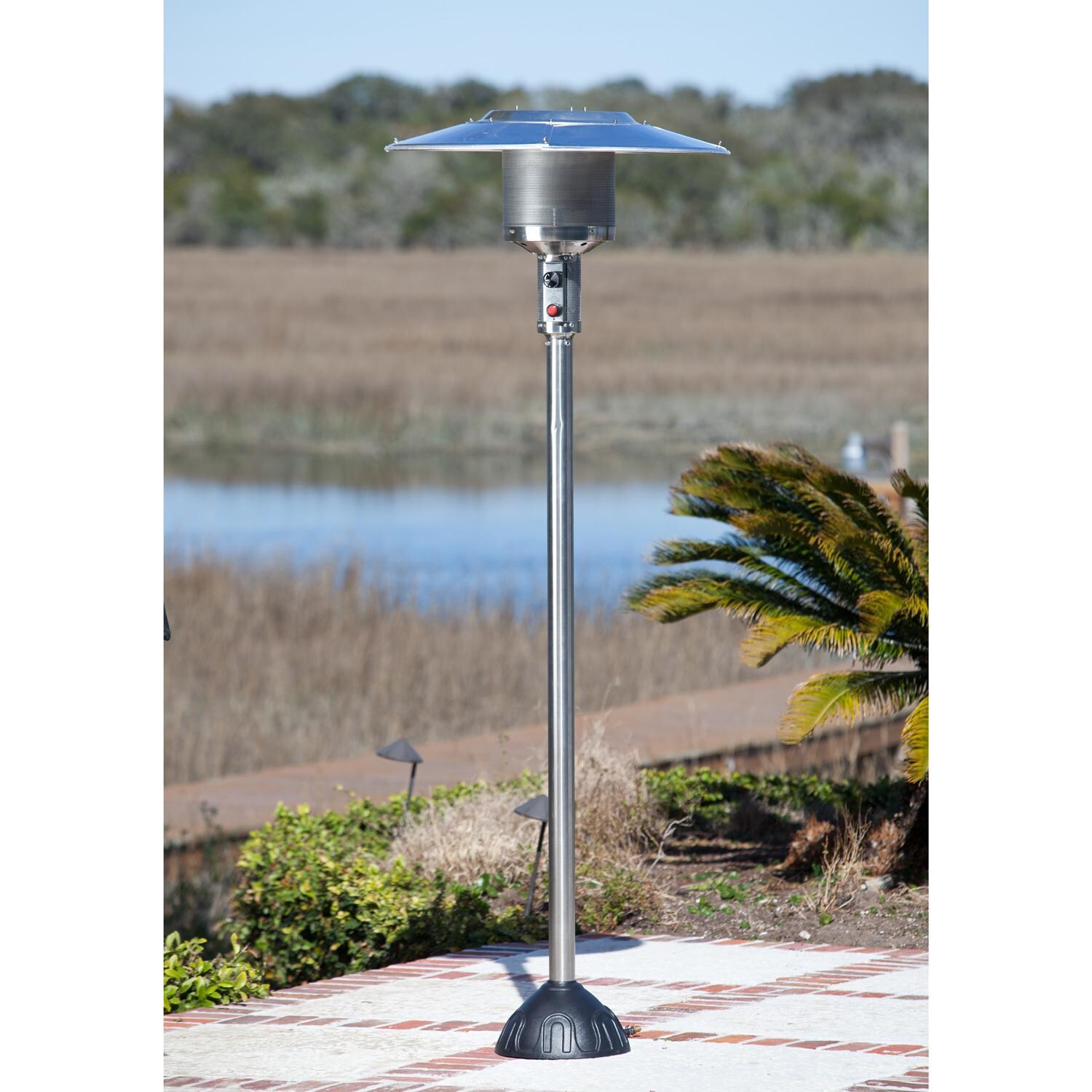 Ultimate Patio SC61445 Natural Gas Patio Heater - Stainless Steel - Lifestyle thumbnail