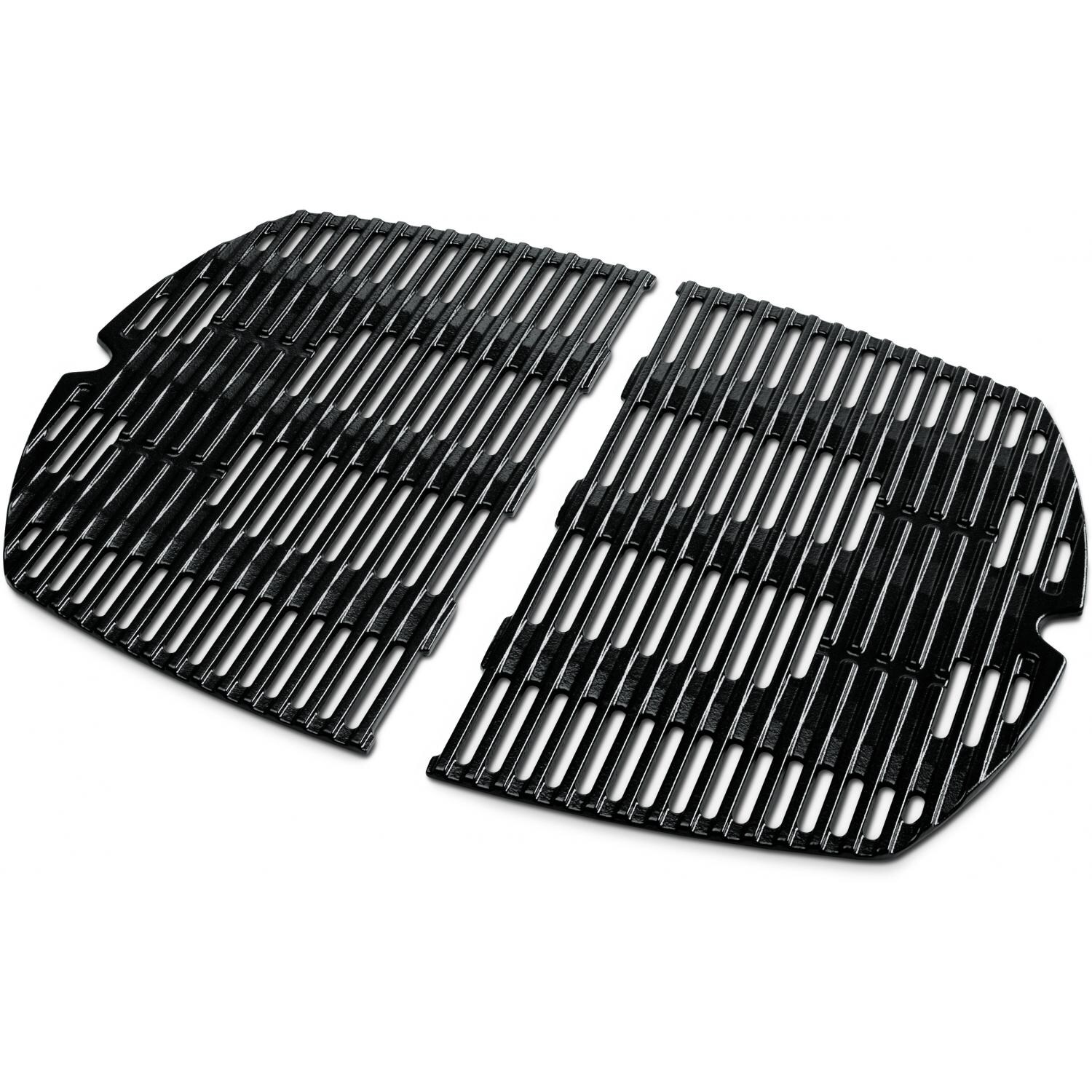 Weber 7646 Porcelain-Enamel Cast-Iron Cooking Grates - Grates Split thumbnail