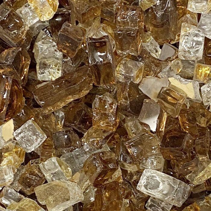 BBQGuys Signature 1/2-in Zion Reflective Fire Glass - 10 Pounds