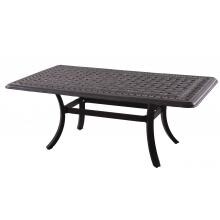 Darlee Series 88 48 X 26 Inch Cast Aluminum Patio Coffee Table image