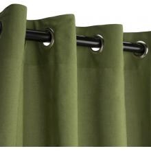 Sunbrella Outdoor Curtain With Grommets By Hatteras Outdoors - 50 X 84 Inch - Cilantro image