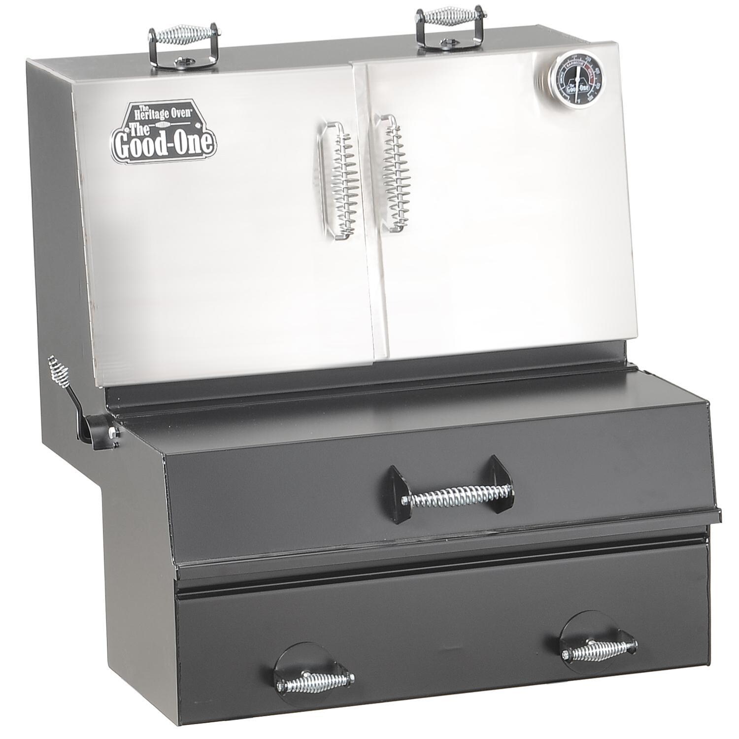 The Good-One Heritage Oven Gen III 32-Inch Built-In Charcoal Smoker - 19300AOH