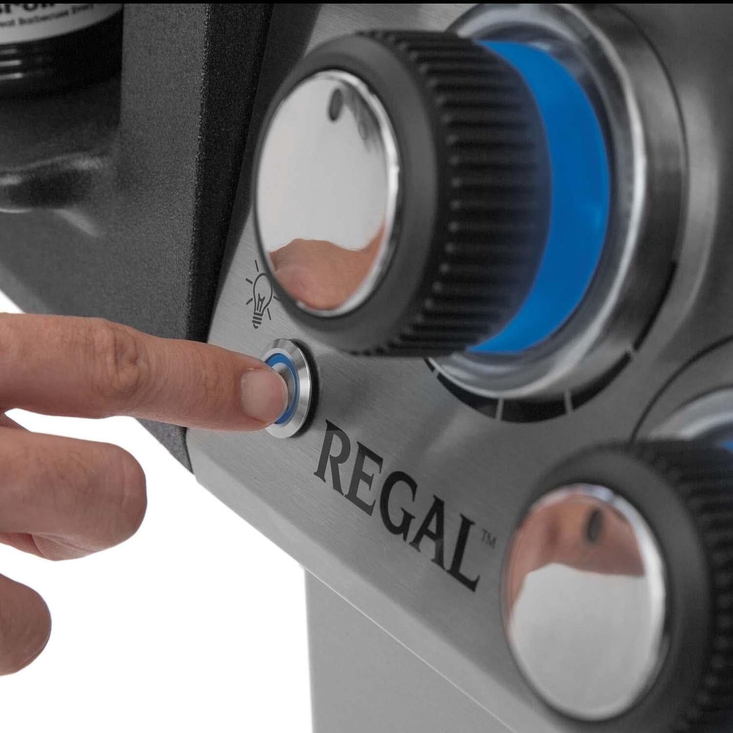 Broil King 958944 Regal S590 PRO IR 32-Inch Propane Grill - Knob & Button - Detail thumbnail