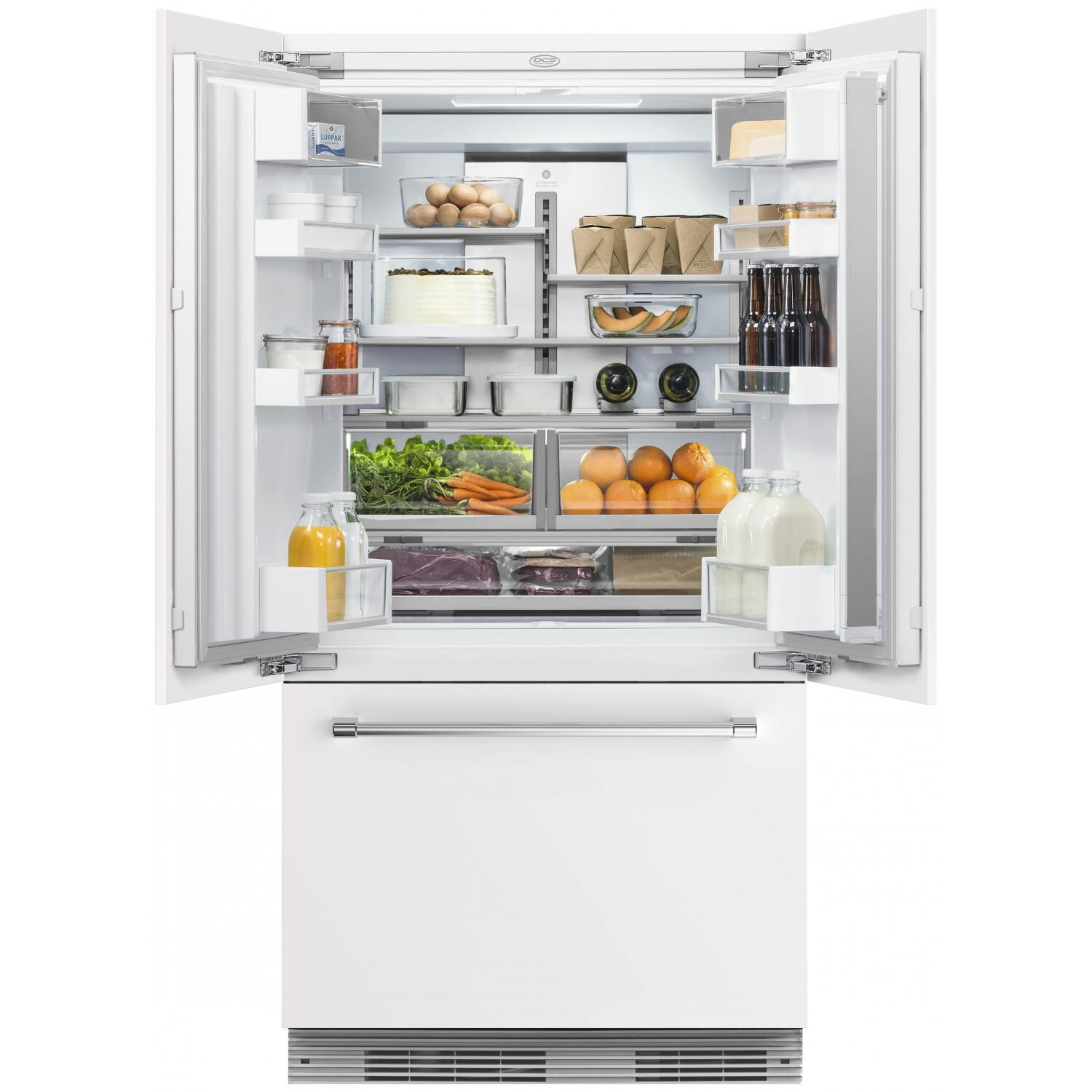 Fisher Paykel Professional 72-Inch Panel-Ready Built-In French Door Refrigerator - Open View thumbnail